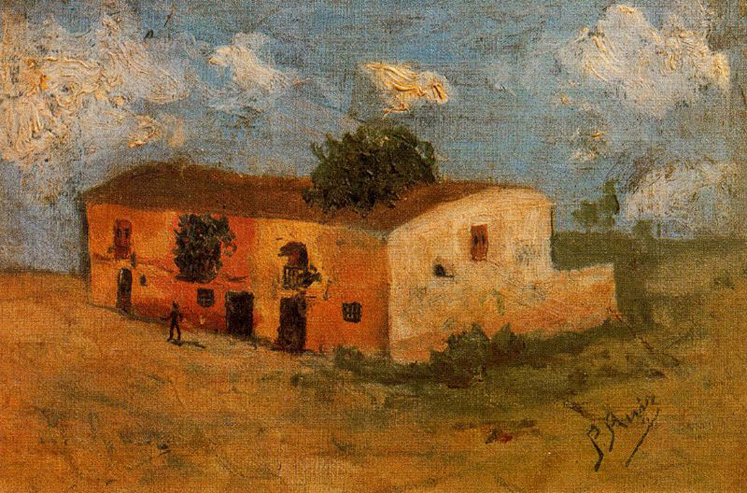 Picasso House in the field 1893
